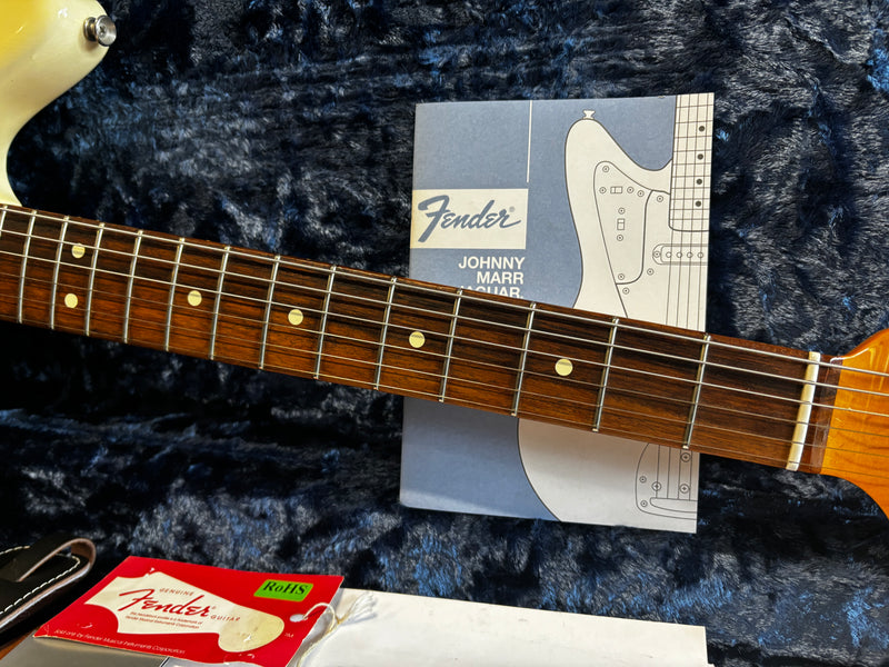 Fender Johnny Marr Jaguar Olympic White 2015