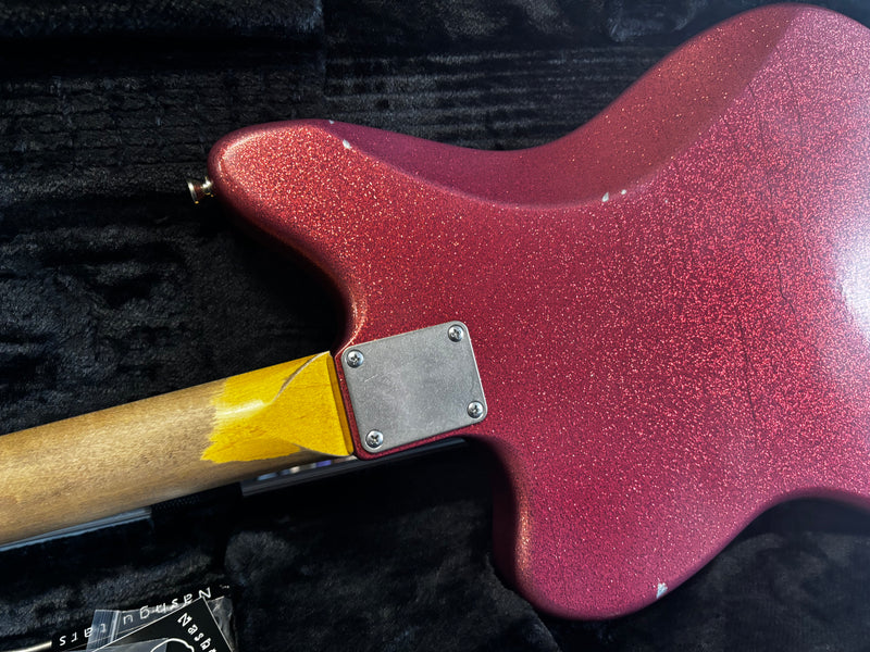 Nash Guitars JM-63 Pink Sparkle