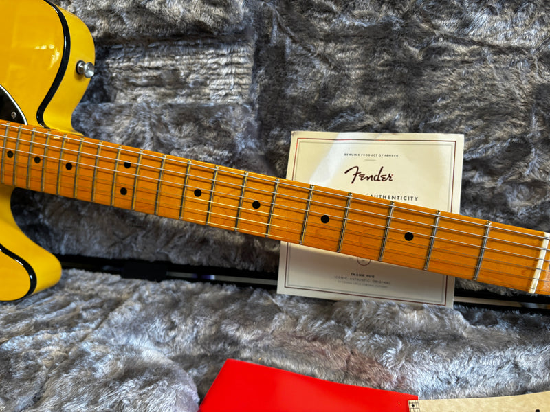 Fender Britt Daniel Telecaster Thinline Amarillo Gold 2019