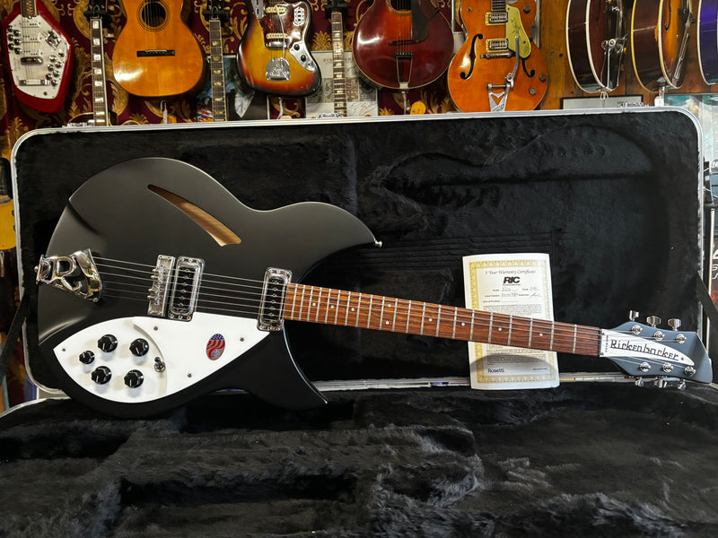 Rickenbacker 330 Matte Black 2024