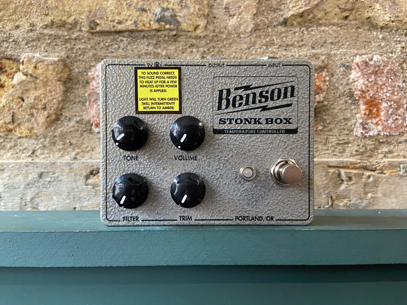 Benson Amps Stonk Box Temperature Controlled Fuzz