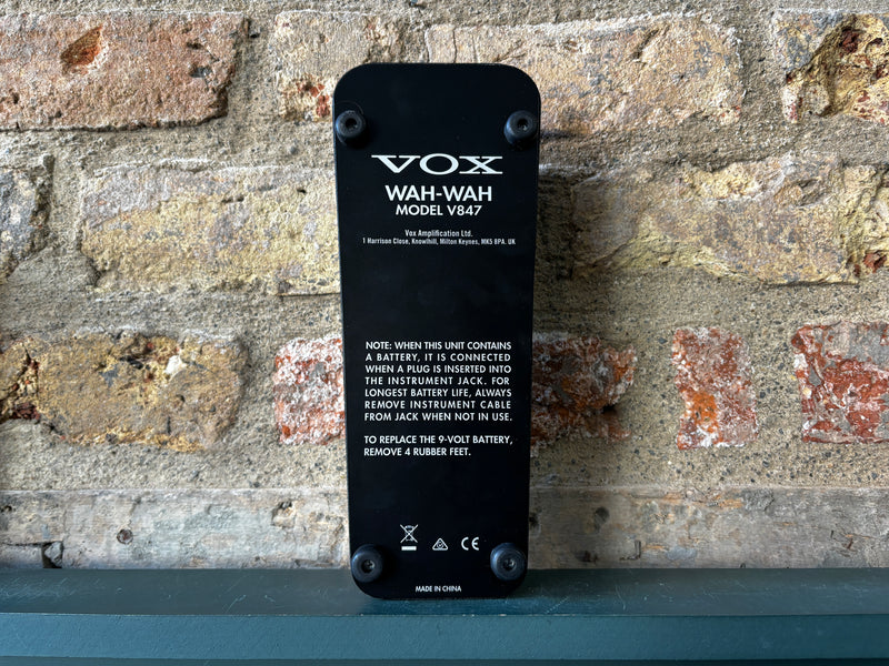 Vox V847 Wah Pedal