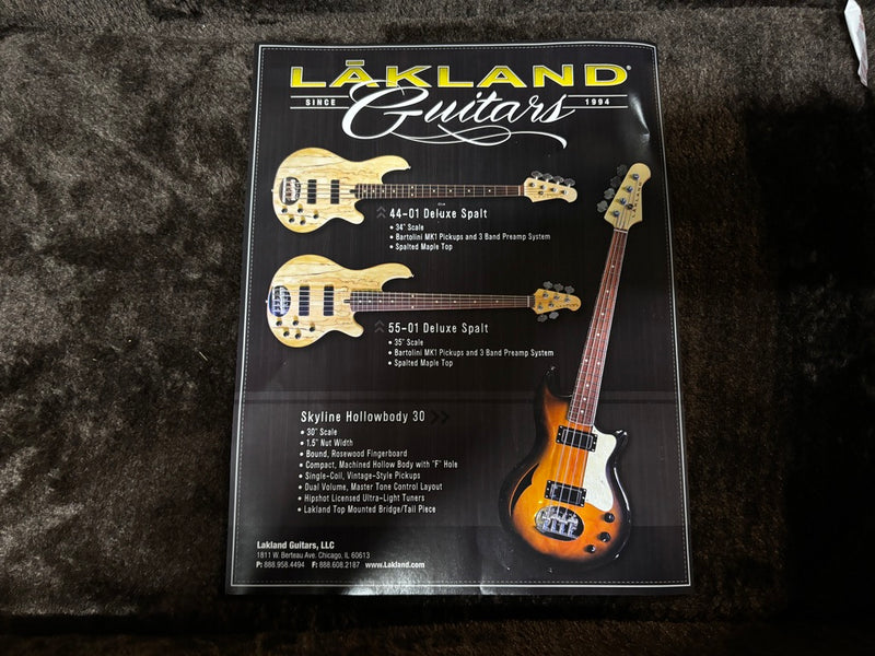 Lakland USA Joe Osborn 5-String Daphne Blue