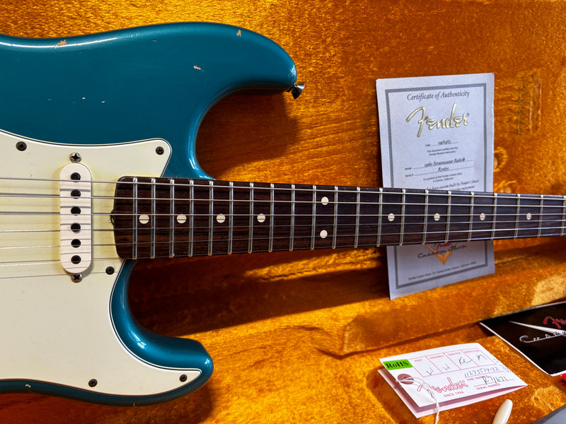 Fender Custom Shop 1960 Stratocaster HSS Ocean Turquoise Relic 2013