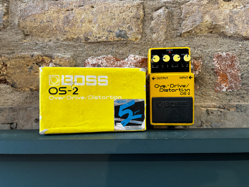 Boss OS-2 Overdrive/Distortion Made In Taiwan