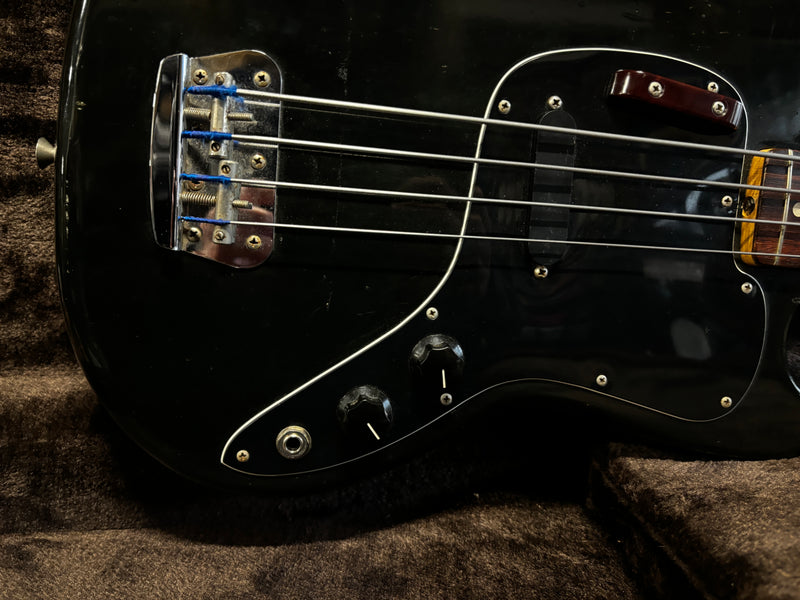 Fender Musicmaster Bass Black 1976