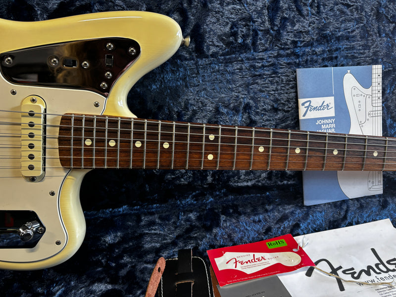 Fender Johnny Marr Jaguar Olympic White 2015