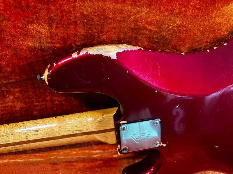 Fender Precision Bass Candy Apple Red 1973