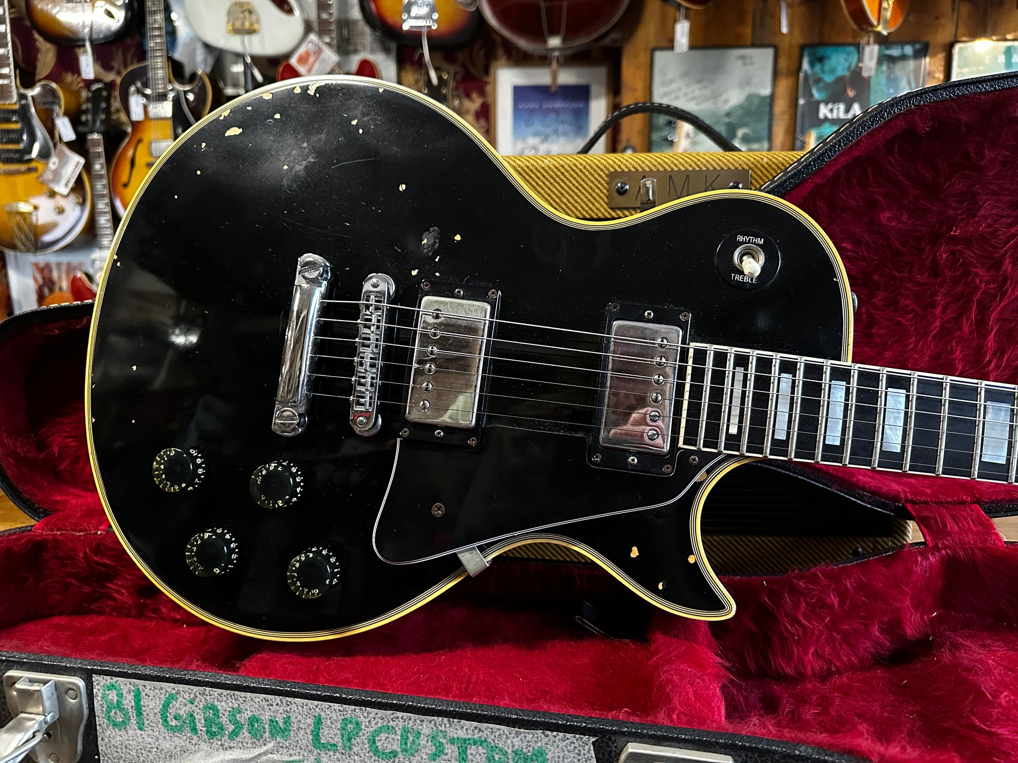 Gibson Les Paul Custom Ebony 1981 - Some Neck Guitars