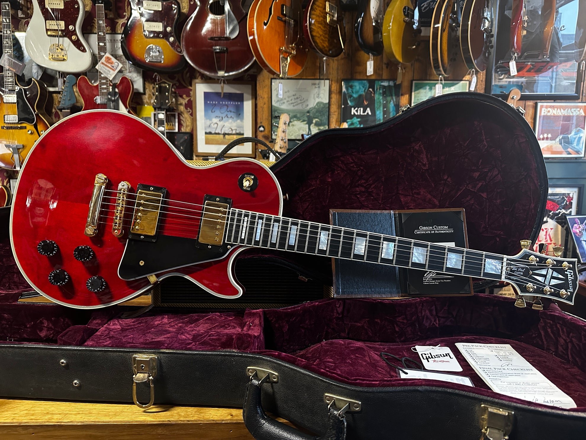 Gibson Custom Shop Les Paul Custom Wine Red 2013 - Some Neck Guitars