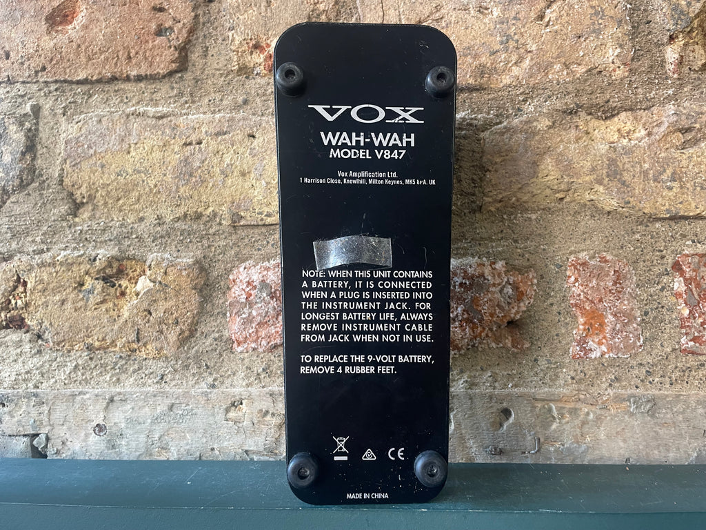 Vox V847 Wah - Some Neck Guitars