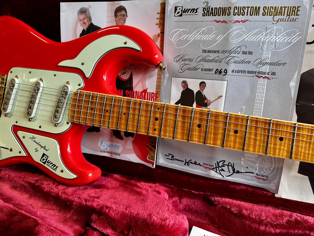 Burns Shadows Custom Signature Limited Edition Fiesta Red 2005 - Some ...