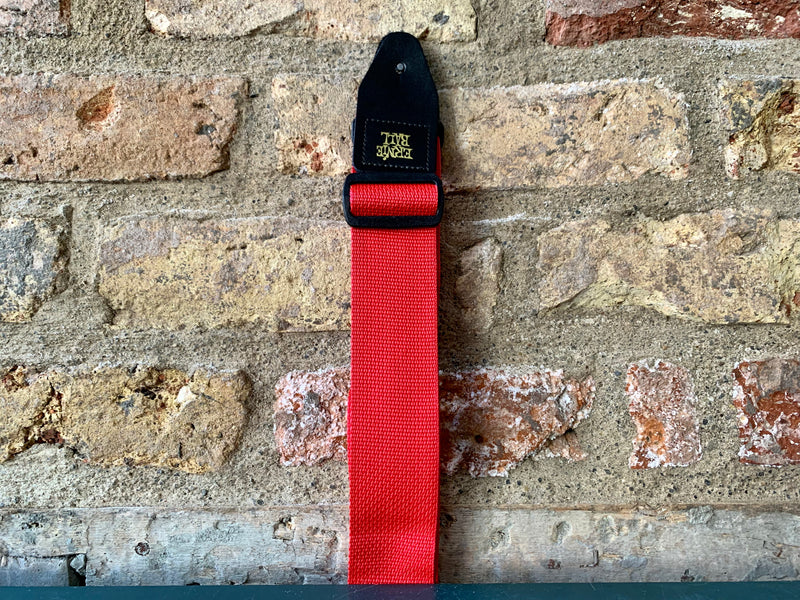 Ernie Ball Polypro Red & Black Strap