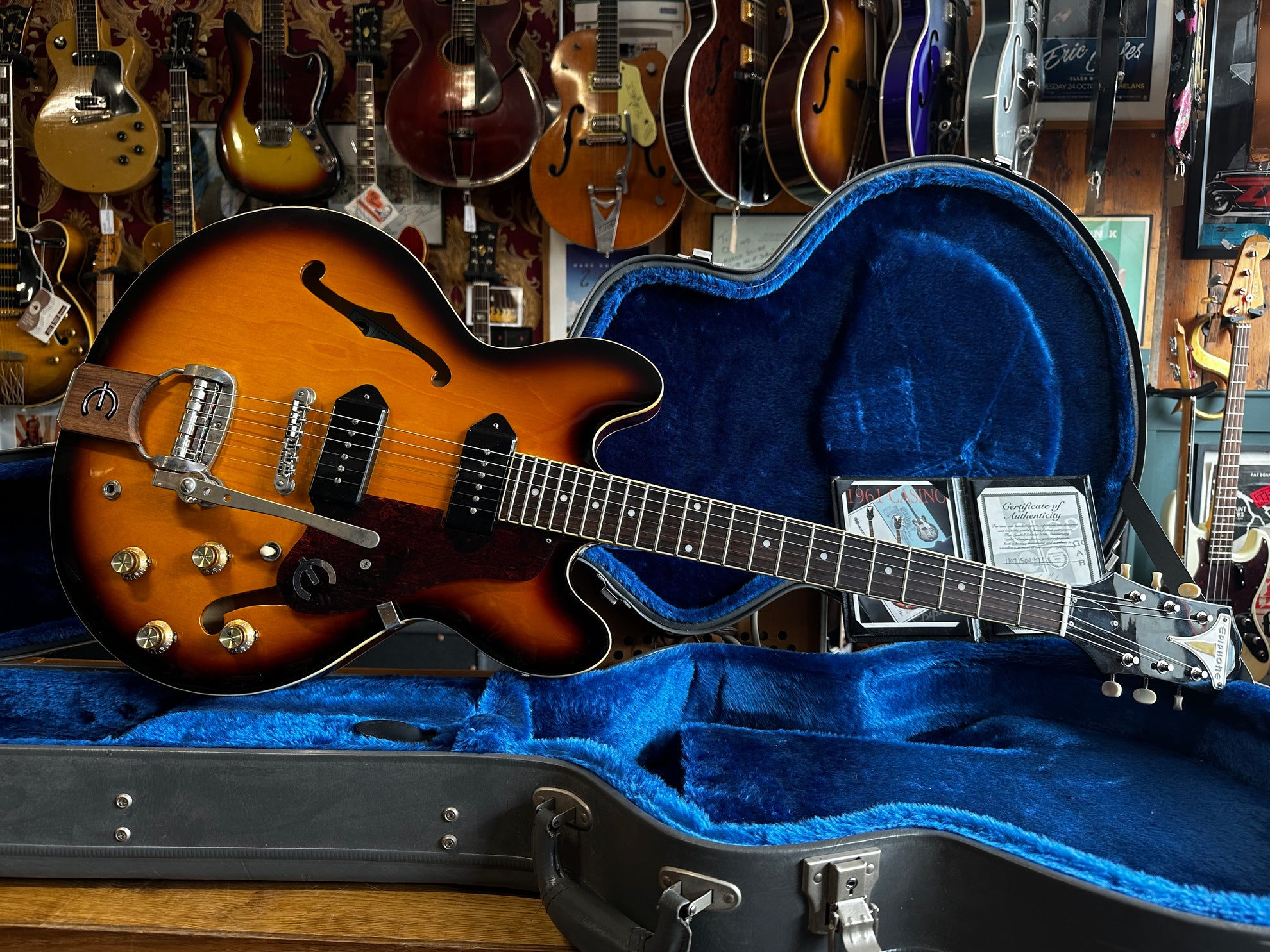 Epiphone 50th Anniversary '61 Casino E230TDV Vintage Sunburst 2011 - Some  Neck Guitars