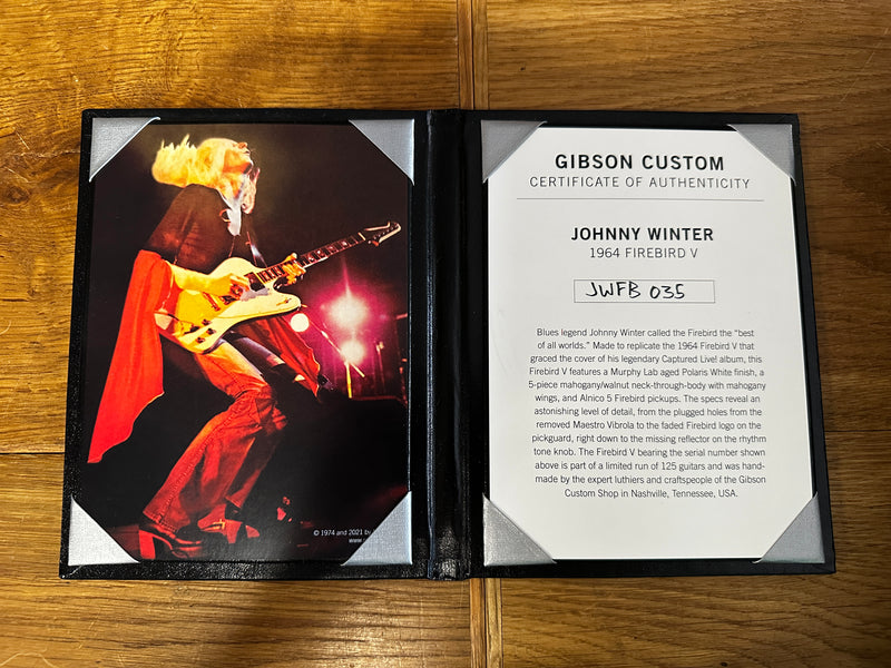 Gibson Custom Shop Johnny Winter 1964 Firebird V 2021