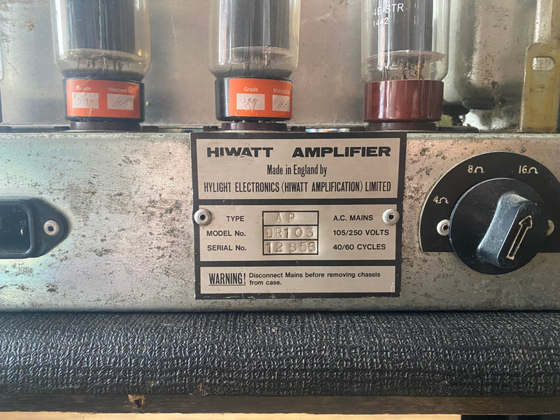 Hiwatt Custom 100 DR103 1978