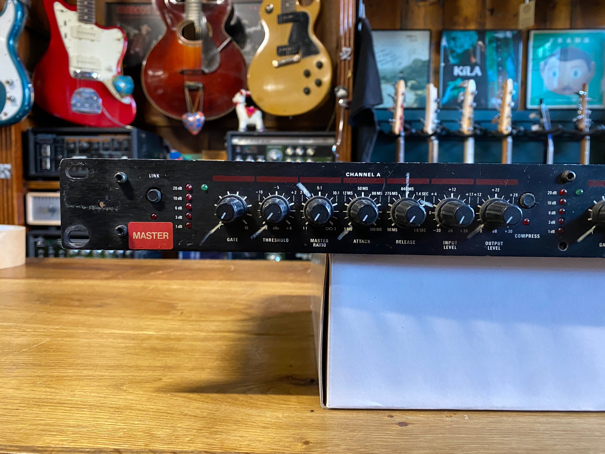 Audio Logic MT66 Stereo Compressor Limiter - Some Neck Guitars