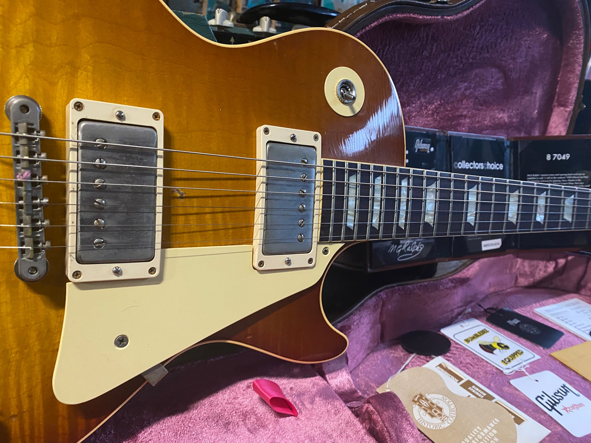 Gibson Custom Shop Collector's Choice #43 Mick Ralphs '58 Les Paul Sta -  Some Neck Guitars