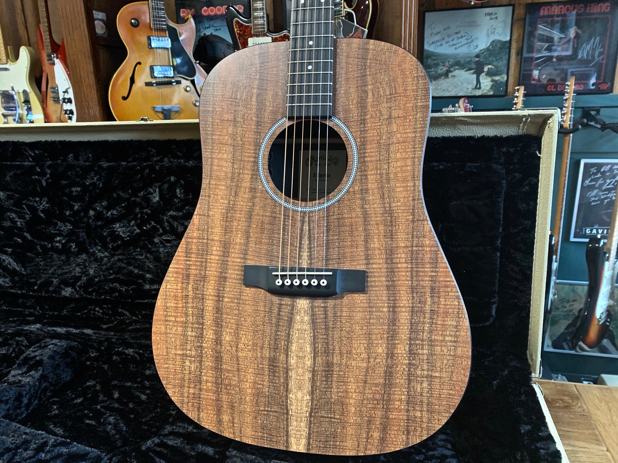 Martin X-Series DX1E Koa Some Neck Guitars